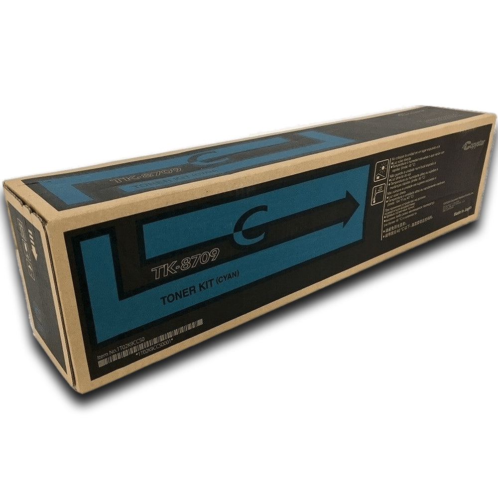 Genuine Kyocera TK-8709C Cyan Toner Cartridge 30,000 Print