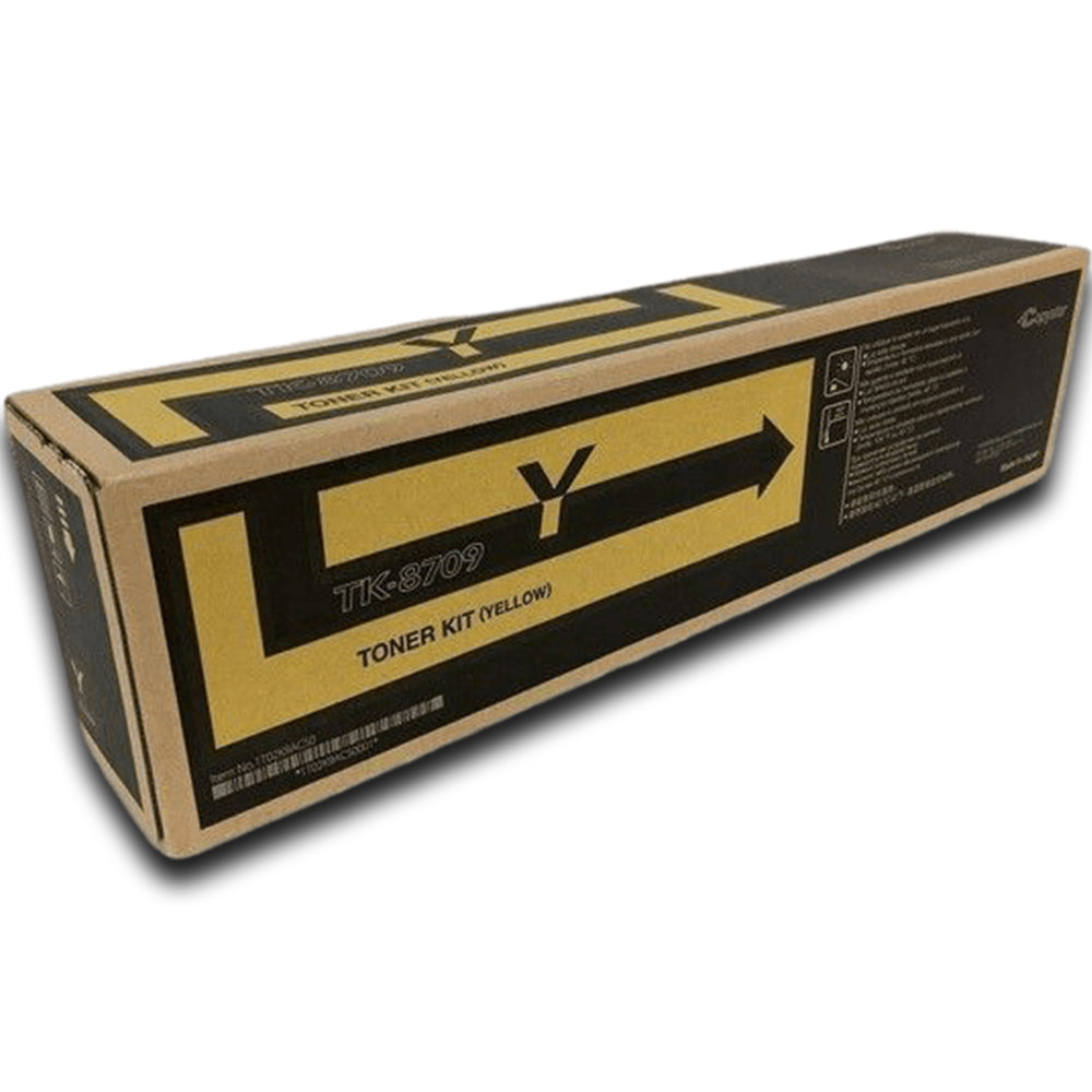 Genuine Kyocera TK-8709Y Yellow Toner Cartridge 30,000 Print