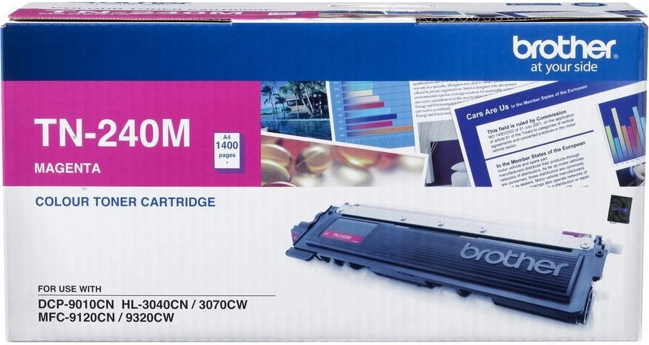 Genuine Brother TN-240M Magenta Toner Cartridge 1.4K Print Yield