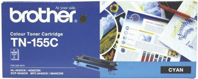 Genuine Brother TN-155C Cyan Toner Cartridge 4k Print Yield