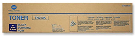 Konica Minolta TN213K Black Toner AOD7122 - 19,000 Yield (Genuine)