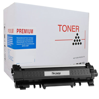 Brother TN-2450 Generic White Box Toner cartridge 3,000 Pages - BUY 5 GET 1 FREE