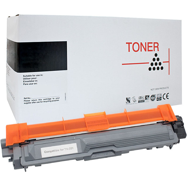 Brother TN251 White Box Black Toner Cartridge 2,500 Page