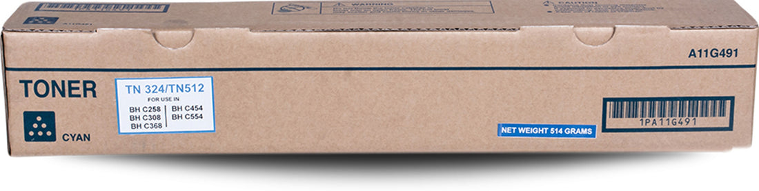 Konica Minolta TN324C Cyan Compatible Toner Cartridge A8DA490 26,000 Print