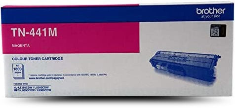 Genuine Brother TN441M Magenta Toner Cartridge 1.8K yield