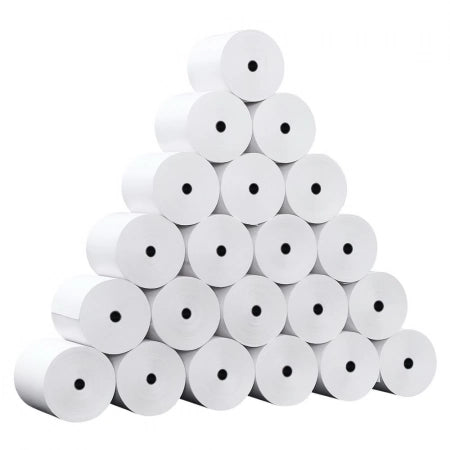 24 Rolls 80mm x 80mm Thermal Paper Cash Register Receipt Roll - 25mm Core