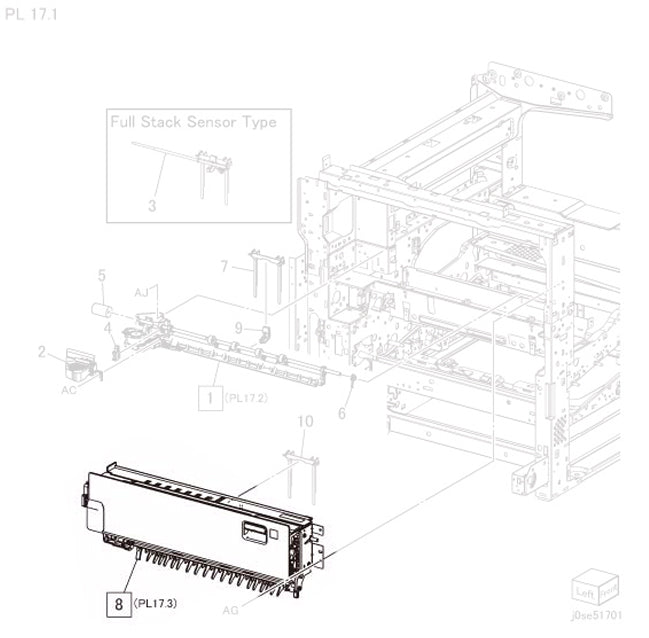Genuine Fuji Xerox V C4475 C5575 Exit 2 Assy 059K82440 059K82446