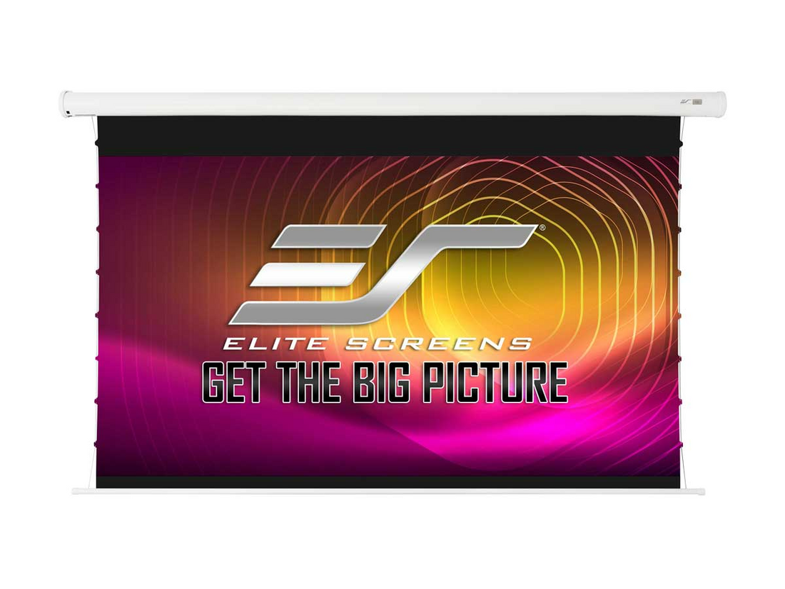 ELITE SCREENS 110" VMAX TAB TENSION 16:9 WHITE CASE
