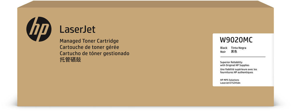 Genuine HP LaserJet Managed Black Toner Cartridge W9020MC