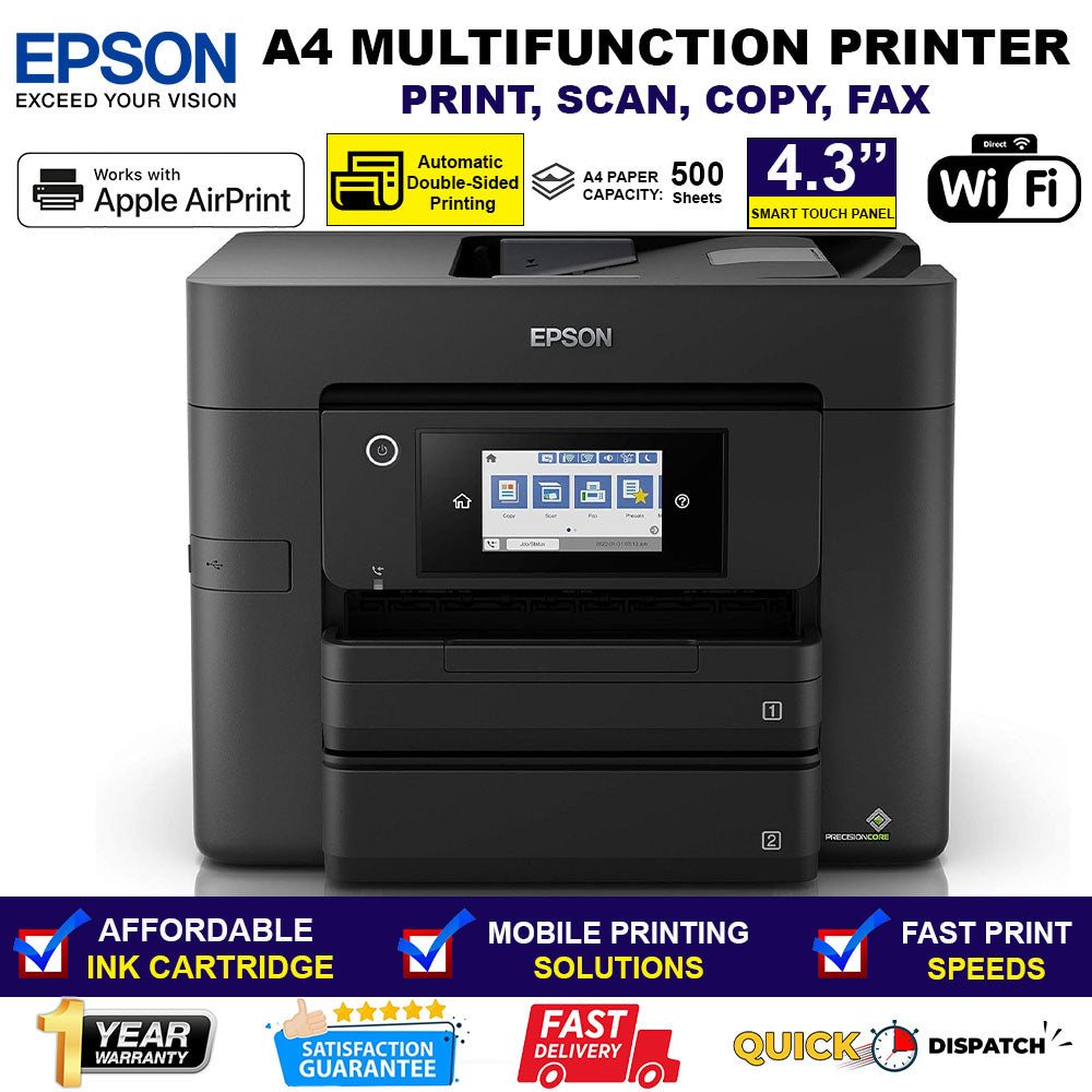 Epson WorkForce Pro WF-4835 A4 Colour Multifunction Inkjet Printer