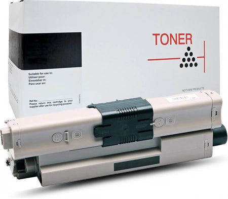 White Box OKI C332 Black Toner Cartridge 3,500 Prints