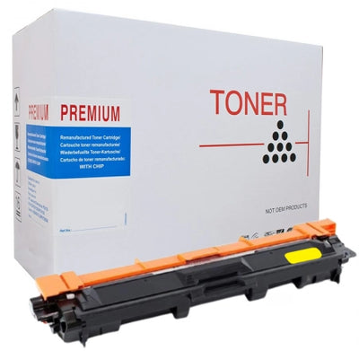 White Box Brother TN257Y Compatible Yellow Toner Cartridge (2,300 Pages)