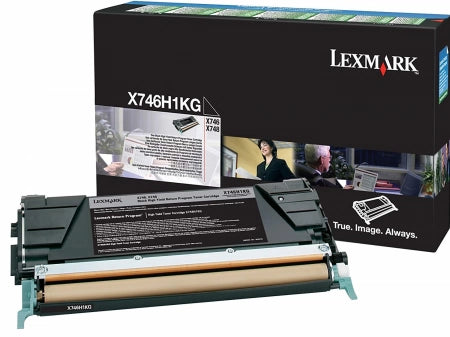 Lexmark X748H1KG Black Genuine Toner Cartridge Yield 12K Print Yield