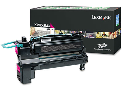 Genuine Lexmark X792 X792X1MG Magenta High Capacity Toner Cartridge 20000 Page