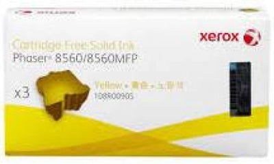 Genuine Fuji Xerox Phaser 8560 108R00905 Yellow Ink Cartridge 3,400 Prints