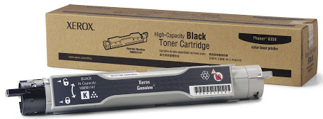 Genuine Fuji Xerox Phaser 6350 106R01147 Black Toner Cartridge 10,000 Print