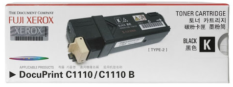 Genuine Fuji Xerox DocuPrint C1110 CT201114 Black Toner Cartridge 2,000 Print