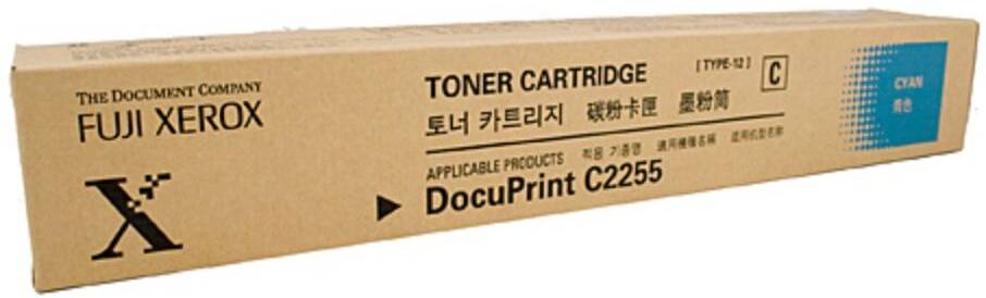 Genuine Fuji Xerox CT201161 DocuPrint C2255C Cyan Toner Cartridge - 12,000 Print