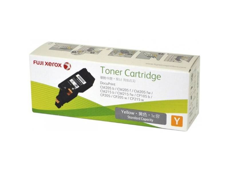Genuine Fuji Xerox CM205B CT202133 Yellow Toner Cartridge 700 Print