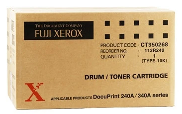 Genuine Fuji Xerox 240A CT350268 Black Toner Cartridge 10,000 Print