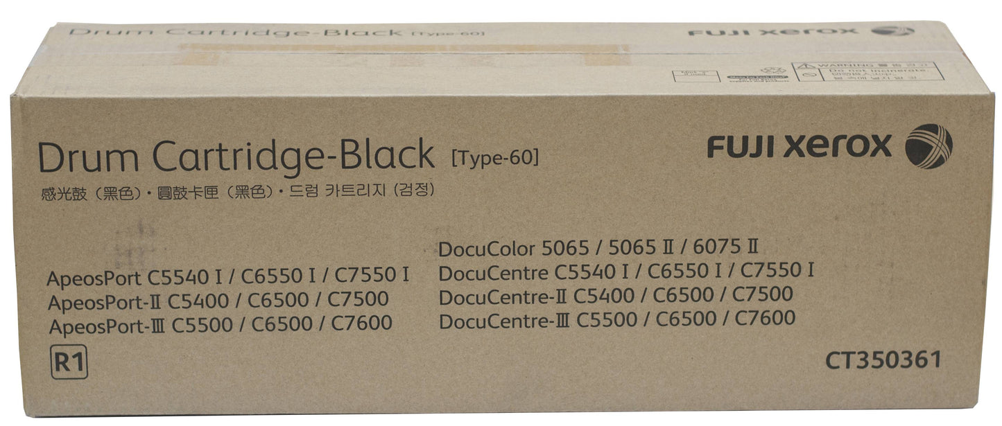 Genuine Fuji Xerox DocuColour 5065 CT350361 Black Drum Unit 30,000 Print