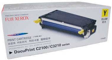 Genuine Fuji Xerox DocuPrint C2100 CT350488 Yellow Toner Cartridge 6,000 Print