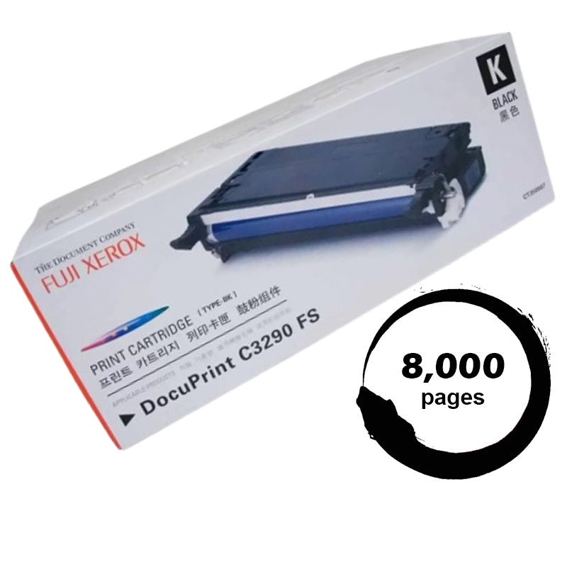 Genuine Fuji Xerox CT350567 Black Toner Cartridge DocuPrint C3290FS 8,000 Print