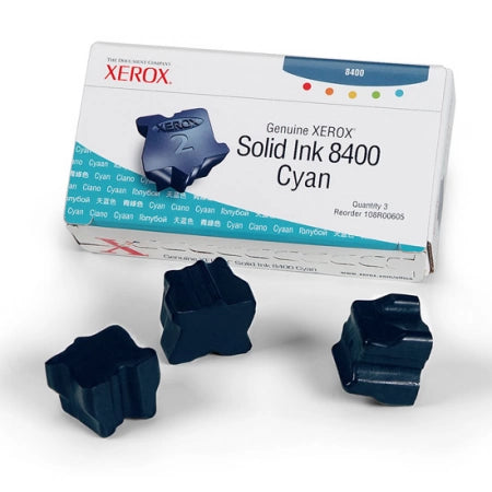 Genuine Fuji Xerox Phaser 8400 108R00894 Cyan Ink Cartridge 3,400 Prints