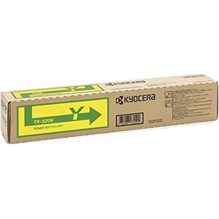 Genuine Kyocera TASKalfa 356ci TK5209Y Yellow Toner Cartridge 12,000 Prints