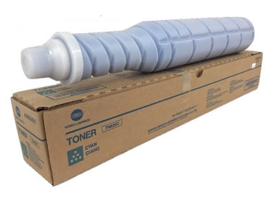 Genuine Konica Minolta TN-620C Cyan Toner Cartridge (A3VX431) 78K Print Yield