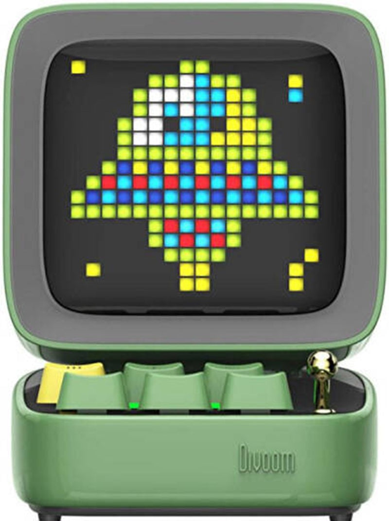 Divoom Ditoo-Pro Retro Pixel Art Bluetooth Speaker-Green