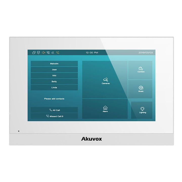 AKUVOX C315S 7" SMART ANDROID INTERCOM MONITOR - POE
