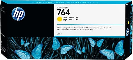 HP 764 Yellow DesignJet Ink Cartridge 300m