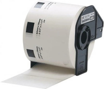 Generic Brother DK-11202 black on white thermal die-cut label roll 300/roll 62x100mm
