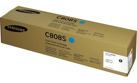 Genuine Samsung CLT-C808 Cyan Toner SS561A 20,000 Pages