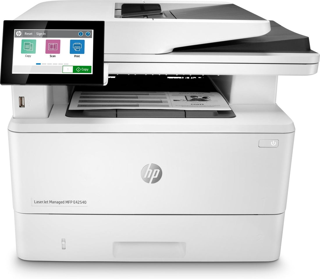 HP LaserJet Managed MFP E42540f A4 40ppm Mono Multifunction Printer Refurbished