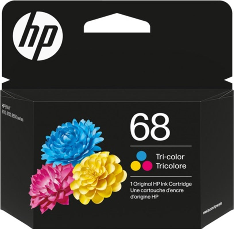 Genuine HP 68 Colour Ink Cartridge 7FP20TA 120 Print