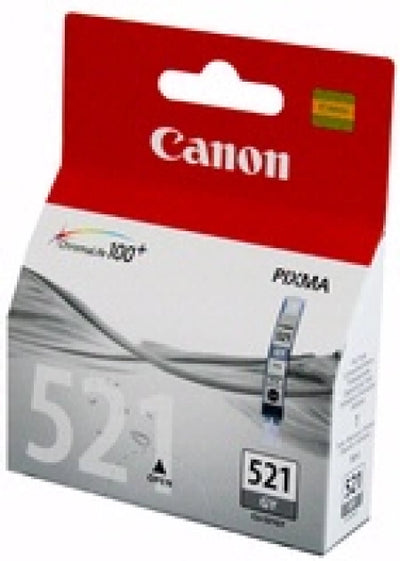 Genuine Canon CLI521GY Grey Ink Cartridge 1,370 Prints