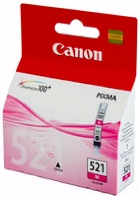 Genuine Canon CLI521M Magenta Ink Cartridge 471 Prints