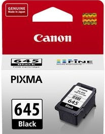 Genuine Canon PG645 Black Ink Cartridge 180 Page