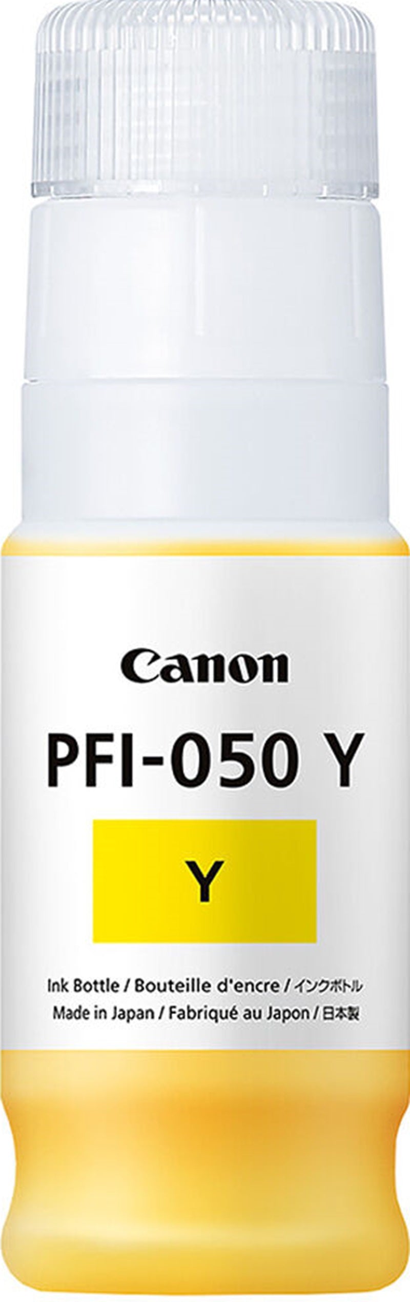 Genuine Canon PFI-050 Y Yellow Ink Bottle 70m