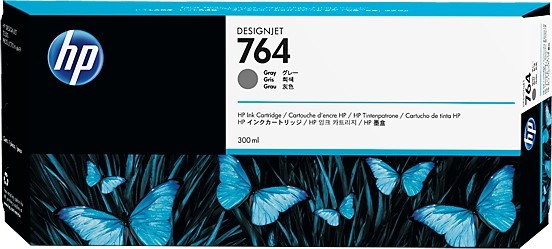 HP 764 Gray DesignJet Ink Cartridge 300m