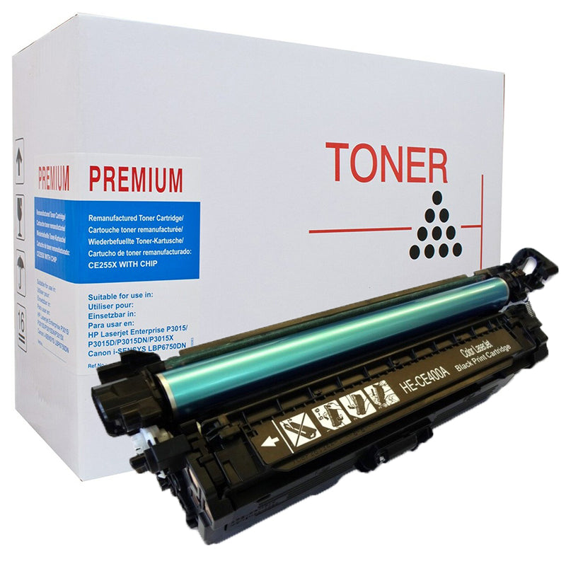 White Box HP 507X CE400X Black Toner Cartridge 11,000 Page