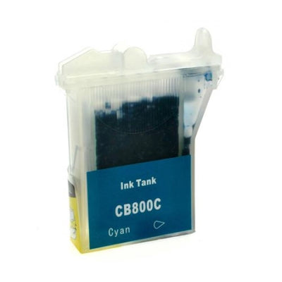 Brother LC-800C Cyan Compatible Ink Cartridge 500 Print Yield