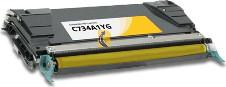 Lexmark X748H1YG Yellow Compatible High Yield Toner Cartridge 10K Print Yield
