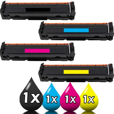 4 Pack HP 215A Compatible Toner Pack W2310A-W2313A 1BK,1C,1M,1Y