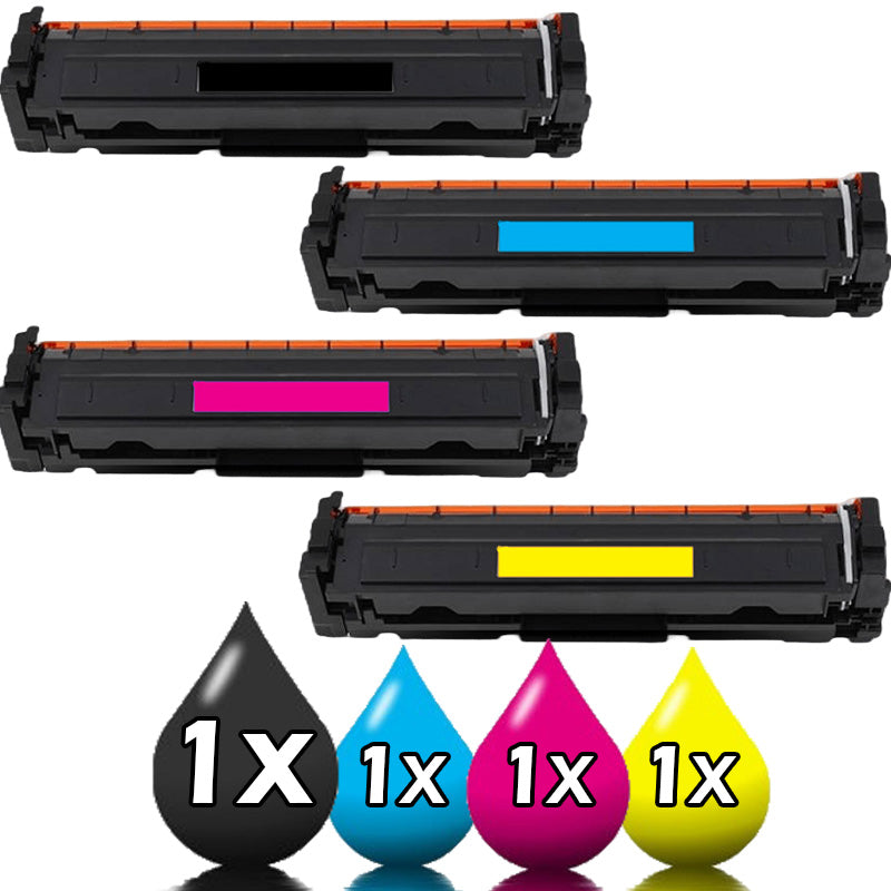 4 Pack HP 215A Compatible Toner Pack W2310A-W2313A 1BK,1C,1M,1Y