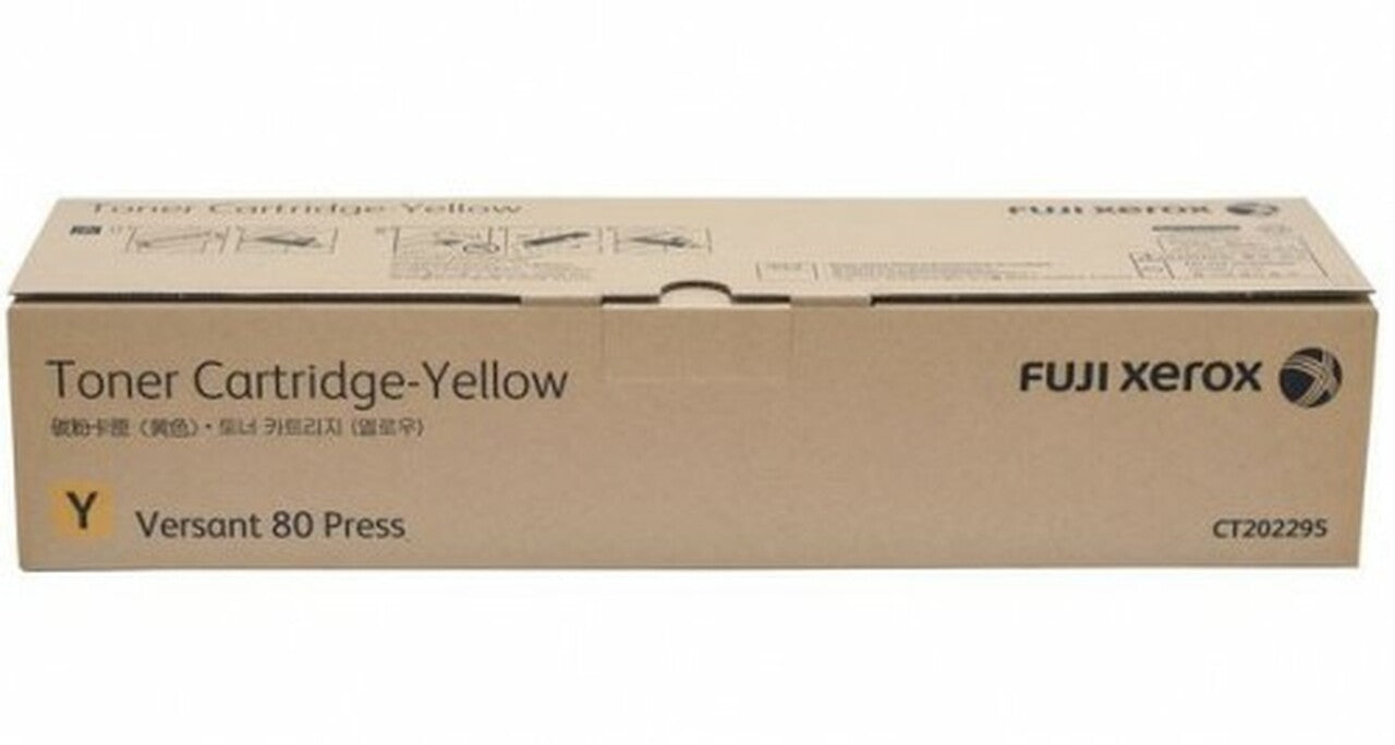Genuine Fuji Xerox CT202295 Versant 80 Yellow Toner Cartridge 22,000 Print