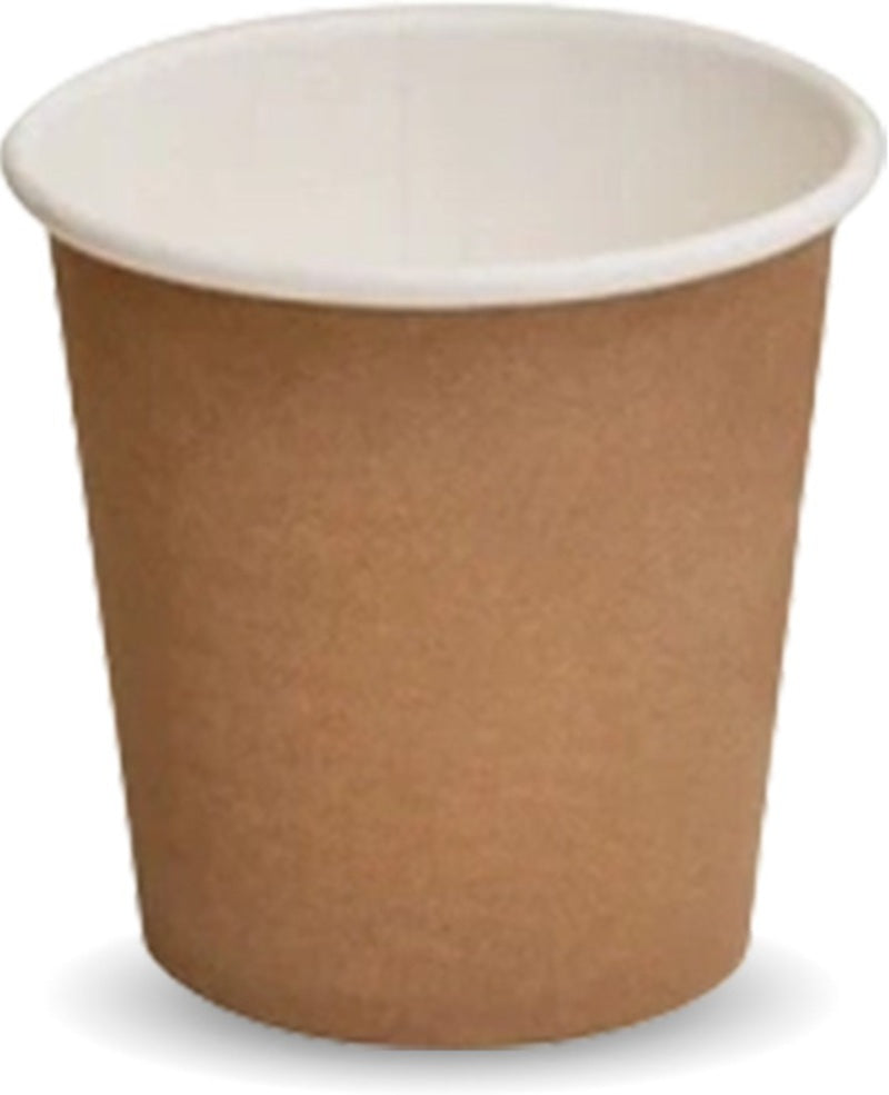 Carton of 1000pcs 4oz PLA Coated SW Cup/Brown Print