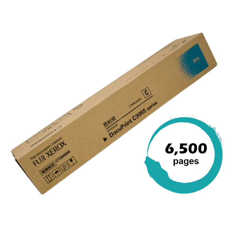 Genuine Fuji Xerox DocuPrint C3055DX CT200806 Cyan Toner Cartridge 6,500 Print